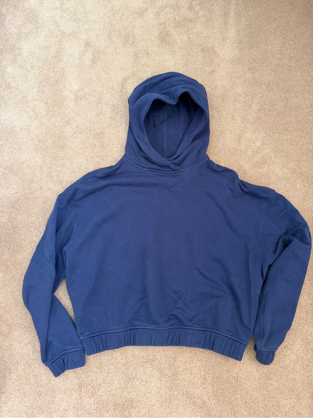 lululemon navy terry cloth hoodie